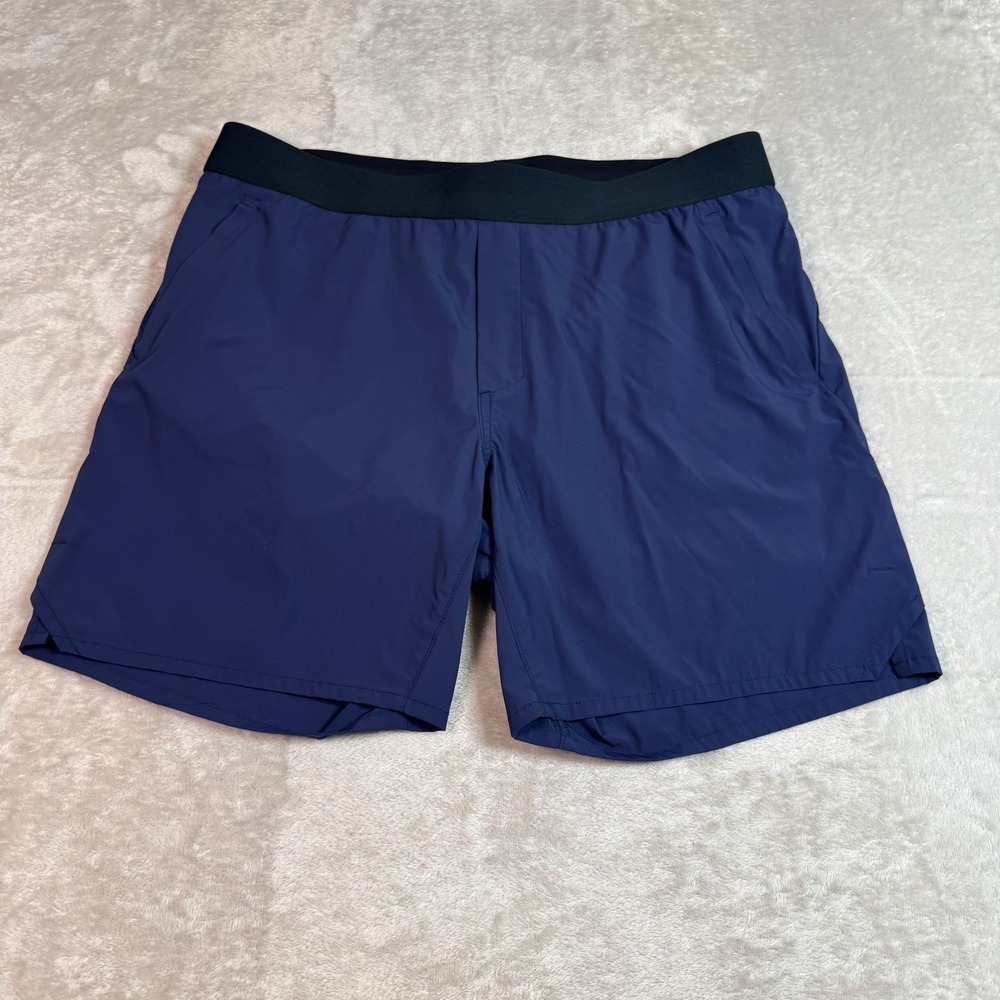 NWOT Ten Thousand Mens Tactical 7 inch Short XL Navy Blue Ripstop Liner